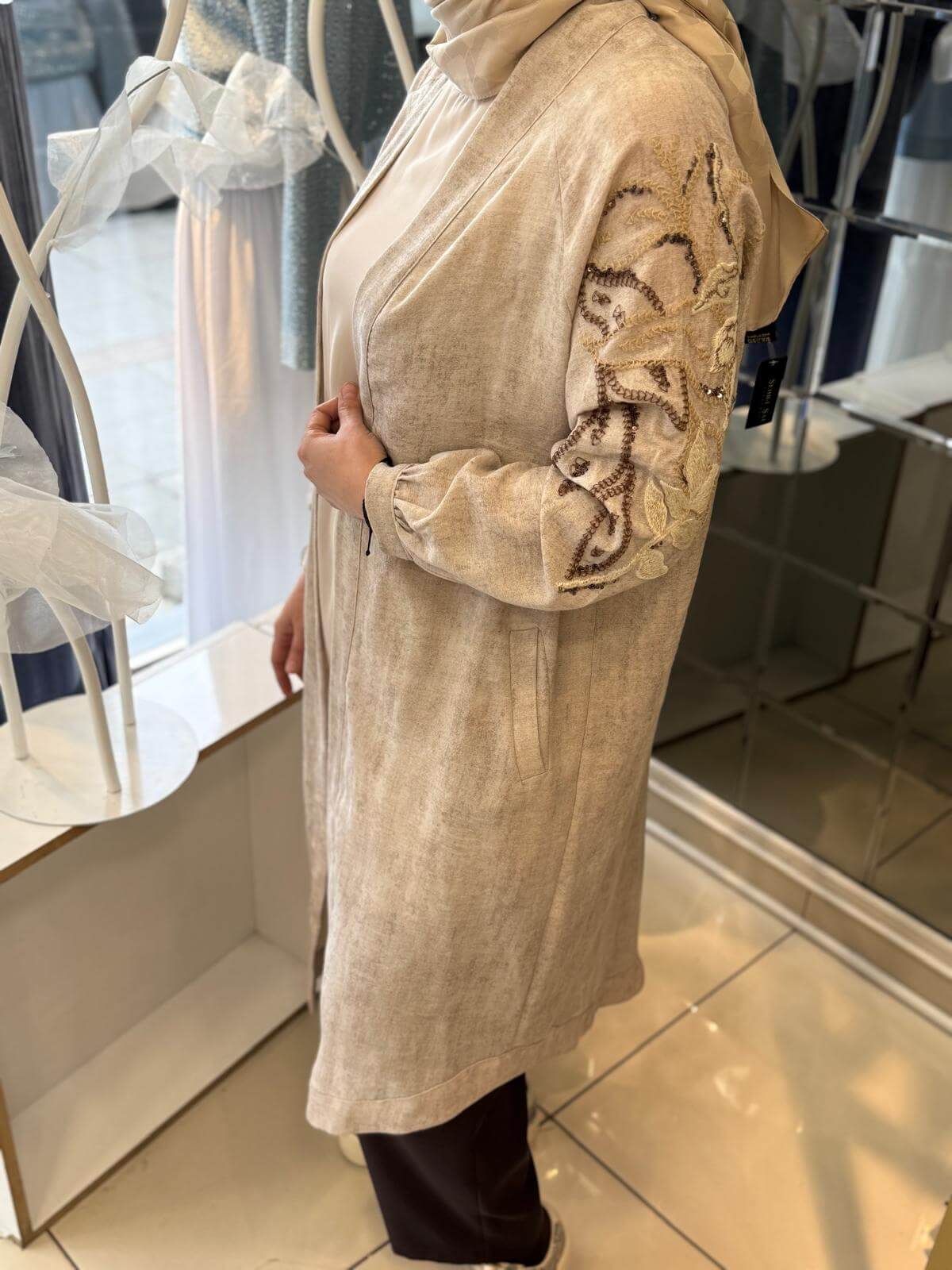 Kimono ( Taş İşlemeli ) - Görsel 5