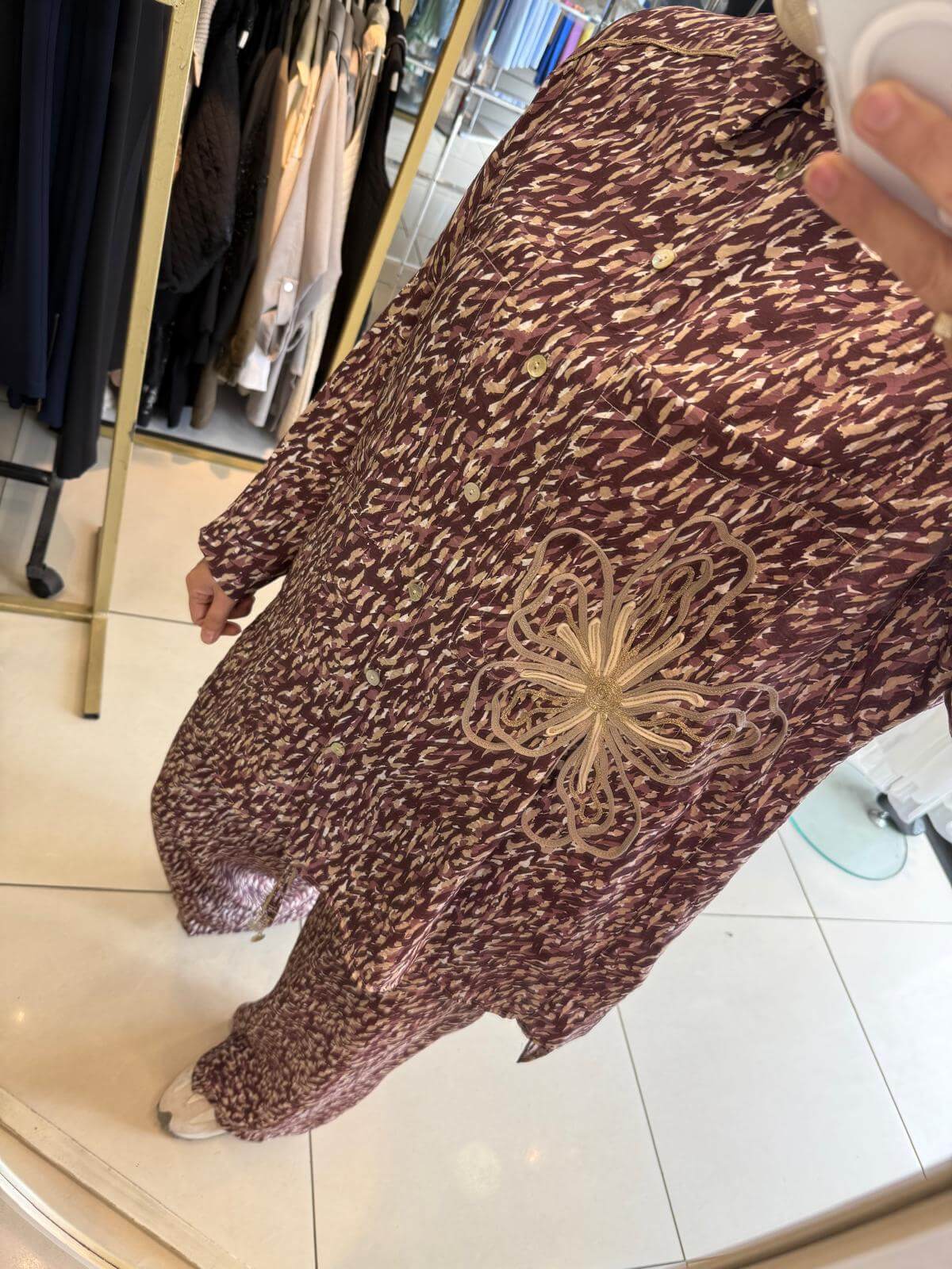 Ceremony Mia Desen Pantolonlu Takım - Görsel 4