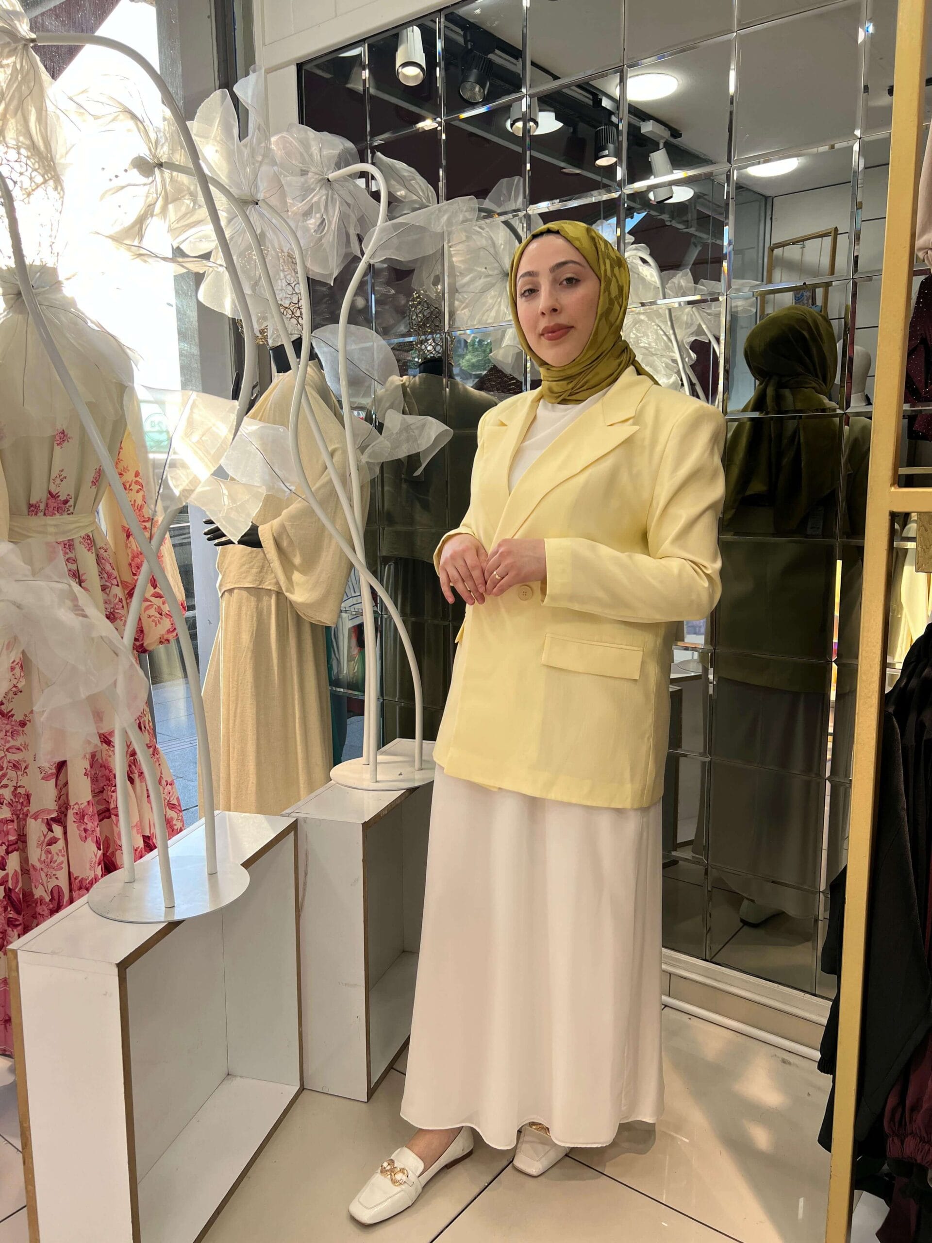 Blazer Ceket (Sarı) - Görsel 5