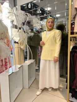 Blazer Ceket (Sarı)