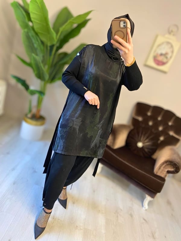 İpek Qupra Tunik - Görsel 5