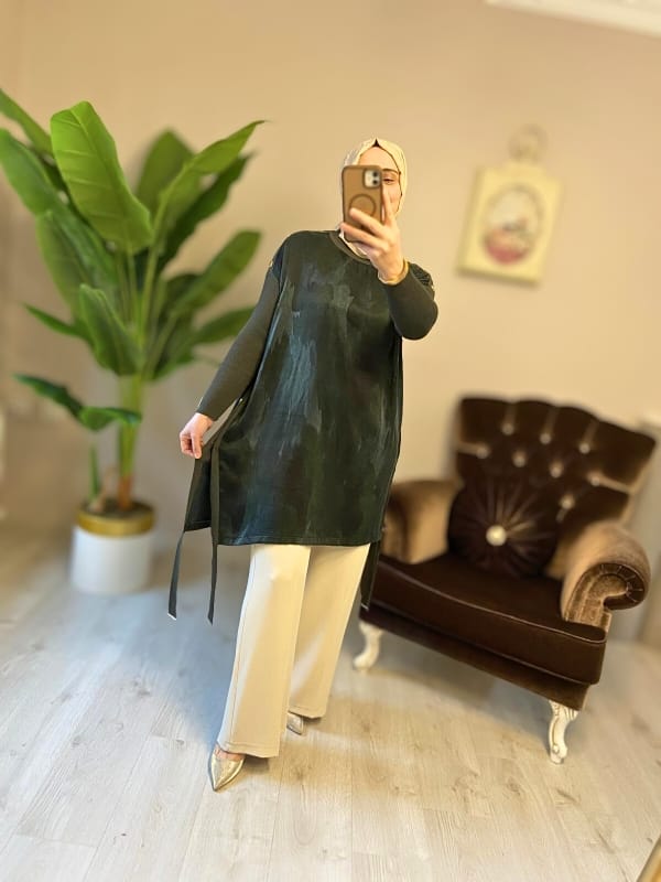 İpek Qupra Tunik - Görsel 6
