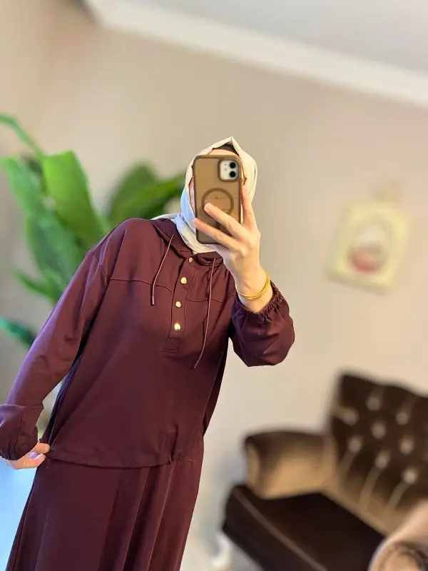 bordo etekli takım kadın şık kombin