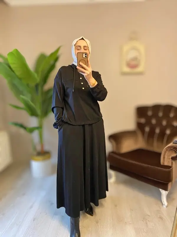 Etekli Takım-Siyah - Görsel 7