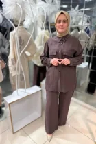 Kadın tensel takım modeli, rahat kesim yazlık tensel tesettür takım