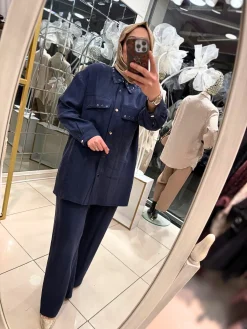 Kadın tensel takım modeli, rahat kesim yazlık tensel tesettür takım