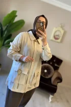 tesettür kap spor model büyük beden uyumlu şık dış giyim